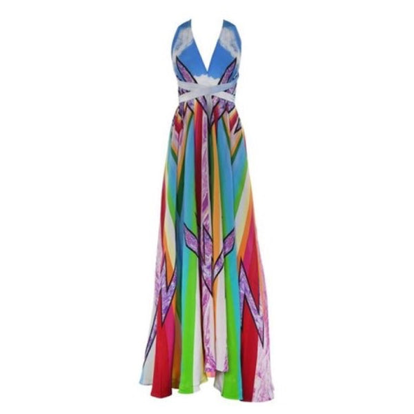 Tie Dress Zap Cloud Rainbow - M/L(B)